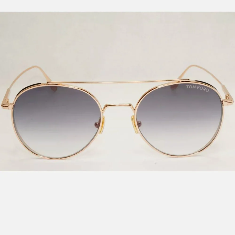 Tom Ford Round Metal Sunglasses